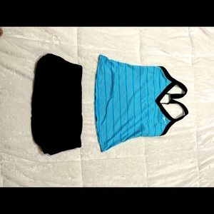 Nike swimwear top(m)and Anne Cole bottom( s/p/ch) Pre-owned in good condition